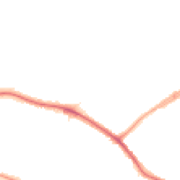 Night-time road noise heatmap for N20 9JS