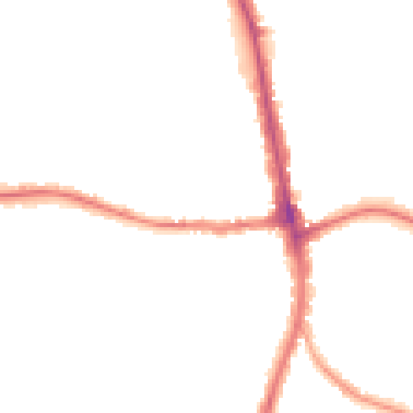 Night-time road noise heatmap for N20 9LG