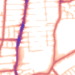 Daytime road noise heatmap for N22 5AD
