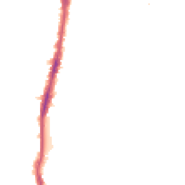 Night-time road noise heatmap for N22 5AD