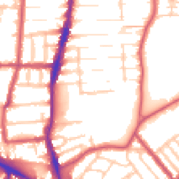 Daytime road noise heatmap for N22 5AF