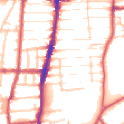 Daytime road noise heatmap for N22 5AH
