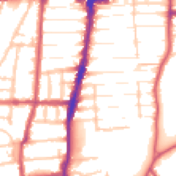 Daytime road noise heatmap for N22 5AJ