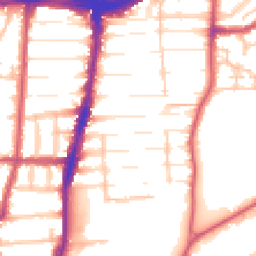 Daytime road noise heatmap for N22 5AR