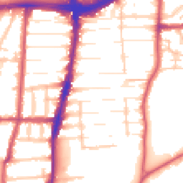 Daytime road noise heatmap for N22 5AT