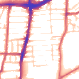 Daytime road noise heatmap for N22 5AX