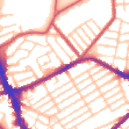 Daytime road noise heatmap for N22 5BA