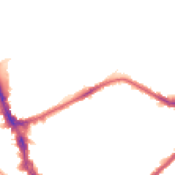 Night-time road noise heatmap for N22 5BA