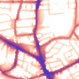Daytime road noise heatmap for N22 5BF