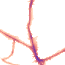 Night-time road noise heatmap for N22 5BF