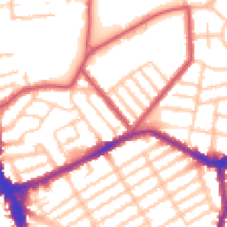 Daytime road noise heatmap for N22 5BG