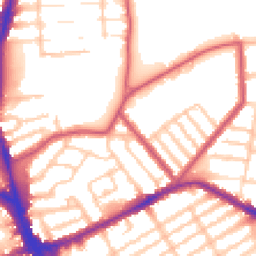 Daytime road noise heatmap for N22 5BH
