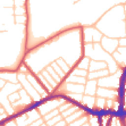 Daytime road noise heatmap for N22 5BP