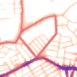 Daytime road noise heatmap for N22 5BS