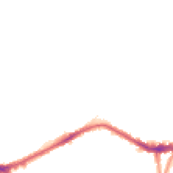 Night-time road noise heatmap for N22 5BT