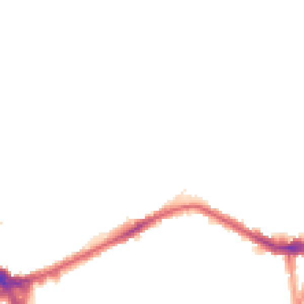 Night-time road noise heatmap for N22 5BU