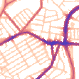 Daytime road noise heatmap for N22 5DL