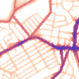 Daytime road noise heatmap for N22 5DN