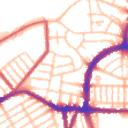 Daytime road noise heatmap for N22 5EL