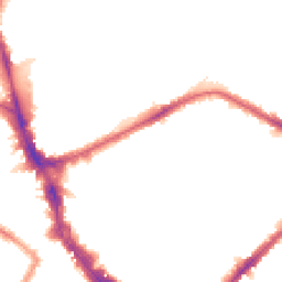 Night-time road noise heatmap for N22 5LB