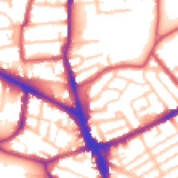 Daytime road noise heatmap for N22 5NJ