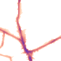 Night-time road noise heatmap for N22 5NY