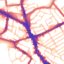 Daytime road noise heatmap for N22 5NZ