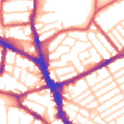 Daytime road noise heatmap for N22 5PT