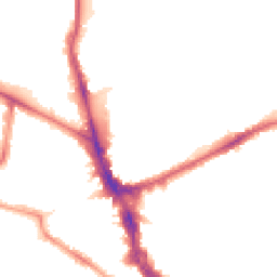 Night-time road noise heatmap for N22 5PT