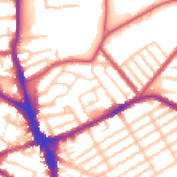 Daytime road noise heatmap for N22 5RE