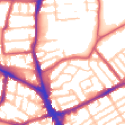Daytime road noise heatmap for N22 5RJ
