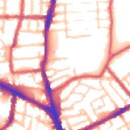 Daytime road noise heatmap for N22 5TB