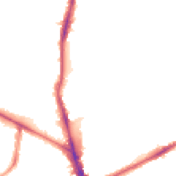 Night-time road noise heatmap for N22 5TB