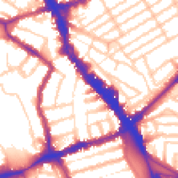 Daytime road noise heatmap for N22 6BG