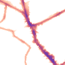 Night-time road noise heatmap for N22 6DS