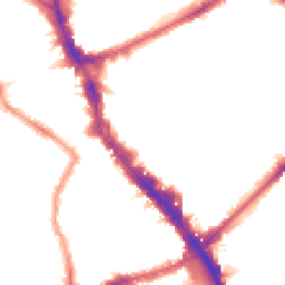 Night-time road noise heatmap for N22 6ED