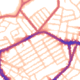 Daytime road noise heatmap for N22 6EY