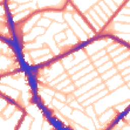 Daytime road noise heatmap for N22 6ND