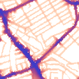 Daytime road noise heatmap for N22 6PQ