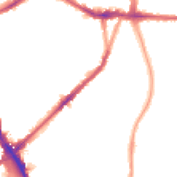 Night-time road noise heatmap for N22 6QT