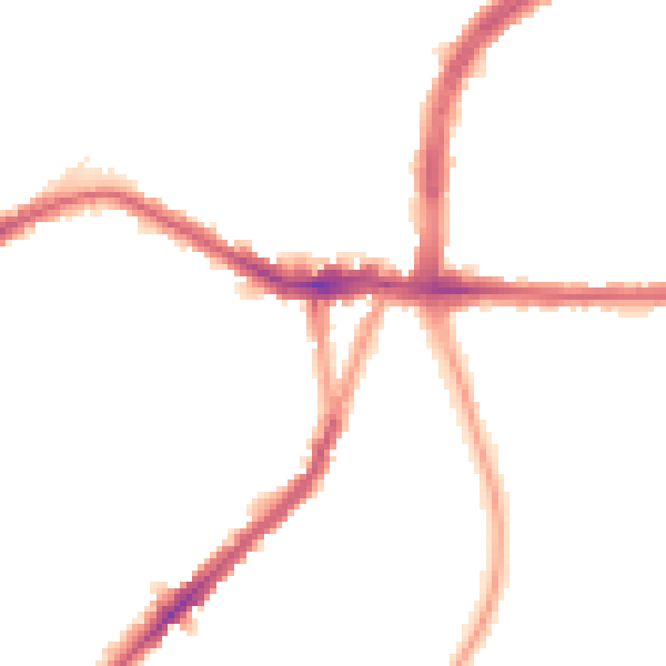 Night-time road noise heatmap for N22 6SL