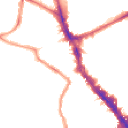Night-time road noise heatmap for N22 6TB