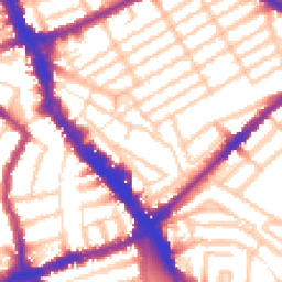 Daytime road noise heatmap for N22 6XP
