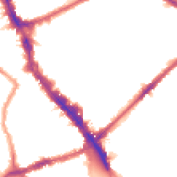 Night-time road noise heatmap for N22 6XP