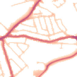 Daytime road noise heatmap for N22 7BJ