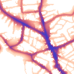 Daytime road noise heatmap for N22 7BT