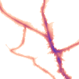 Night-time road noise heatmap for N22 7BT