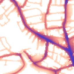 Daytime road noise heatmap for N22 7BX