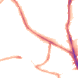 Night-time road noise heatmap for N22 7BX