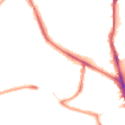 Night-time road noise heatmap for N22 7DA